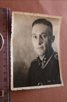 Portrait eines SS- Hauptscharführer - Widmung auf Rückseite 1943